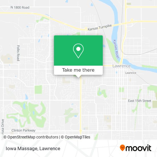 Iowa Massage map