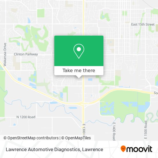 Lawrence Automotive Diagnostics map