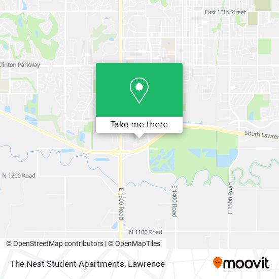 Mapa de The Nest Student Apartments