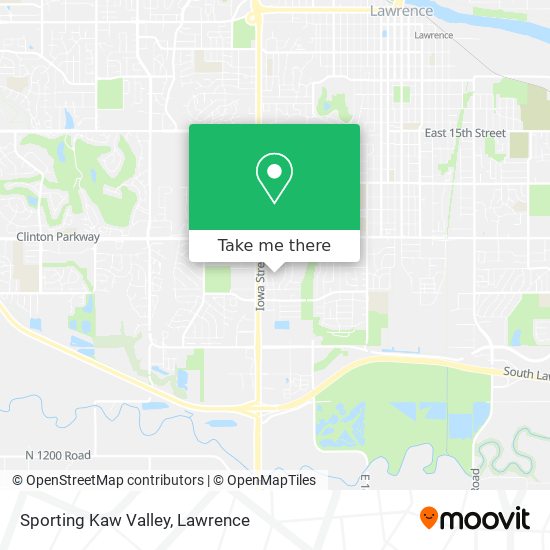 Sporting Kaw Valley map