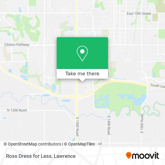 Mapa de Ross Dress for Less