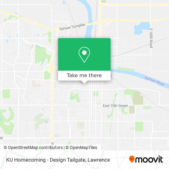 KU Homecoming - Design Tailgate map