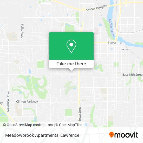 Meadowbrook Apartments map