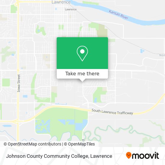 Johnson County Community College map