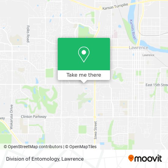 Division of Entomology map