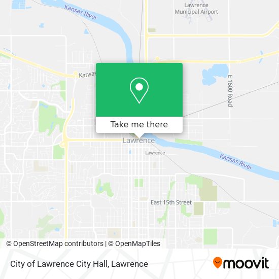 City of Lawrence City Hall map