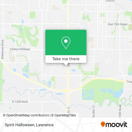 Mapa de Spirit Halloween