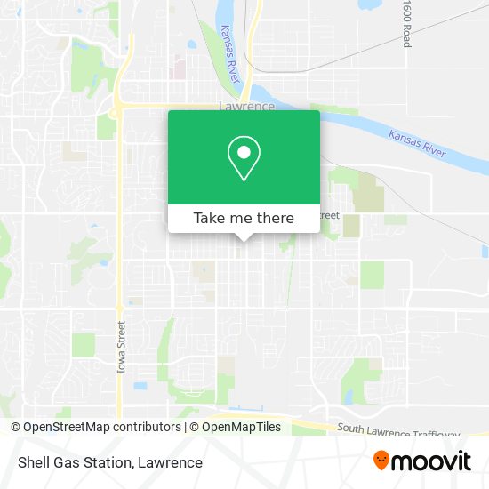 Shell Gas Station map