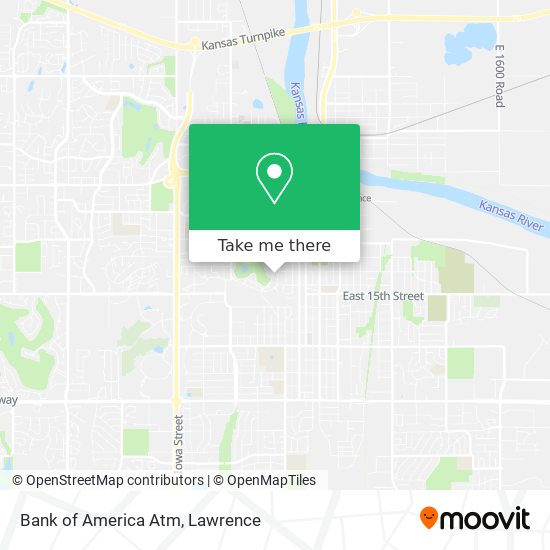 Bank of America Atm map