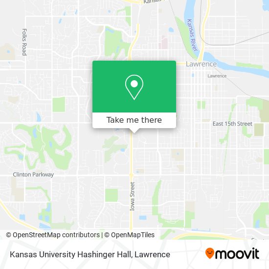 Kansas University Hashinger Hall map