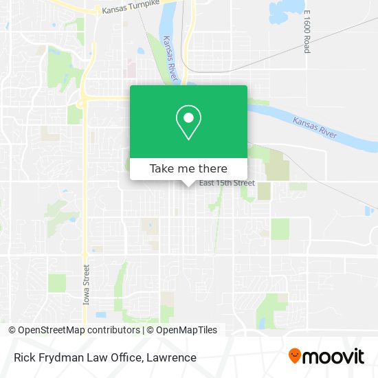 Rick Frydman Law Office map