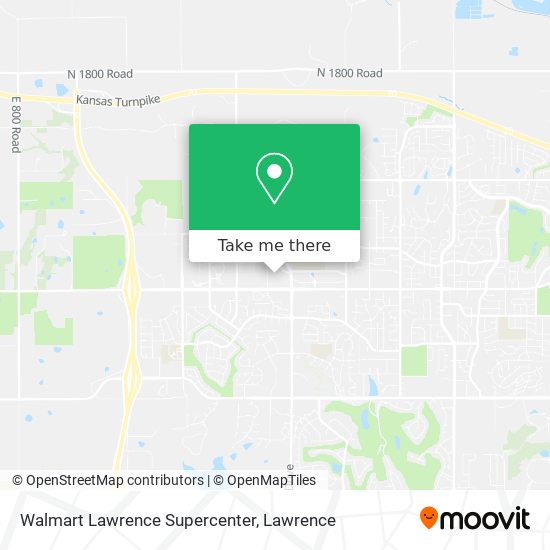 Walmart Lawrence Supercenter map
