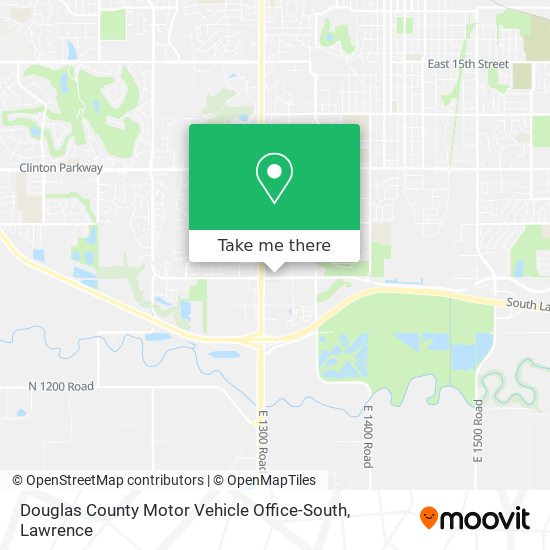Douglas County Motor Vehicle Office-South map