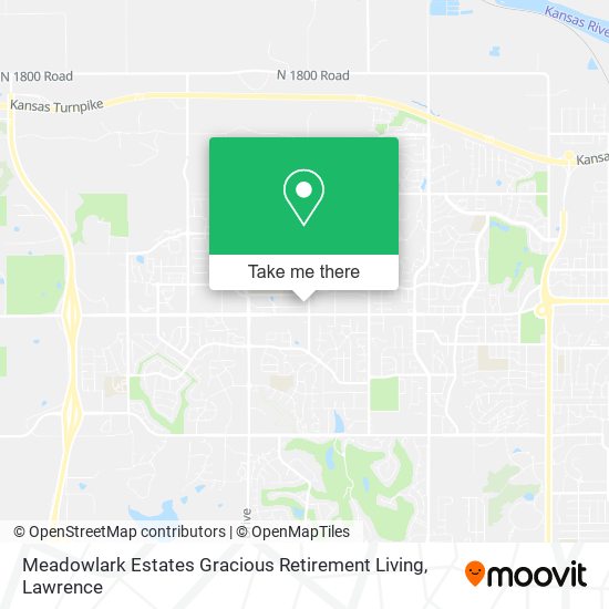Mapa de Meadowlark Estates Gracious Retirement Living