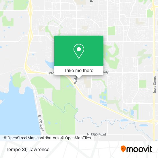 Tempe St map