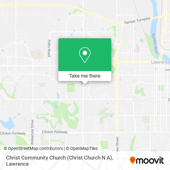 Christ Community Church (Christ Church N A) map