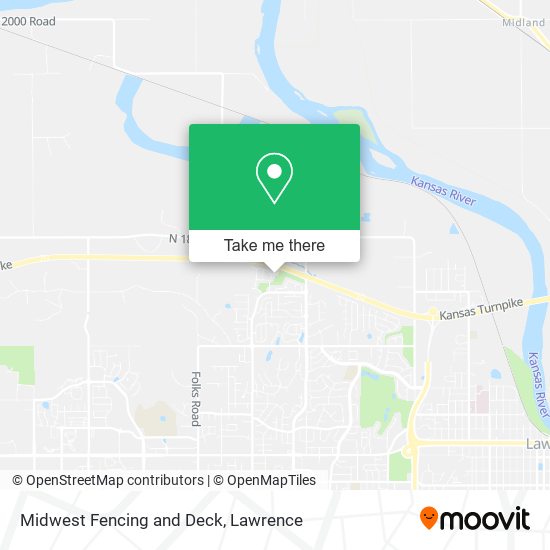 Midwest Fencing and Deck map