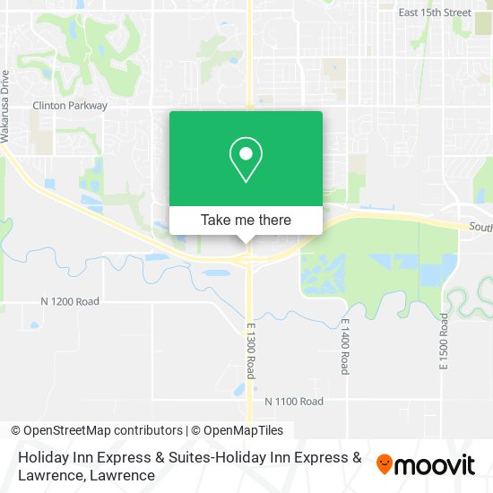 Mapa de Holiday Inn Express & Suites-Holiday Inn Express & Lawrence