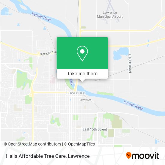 Halls Affordable Tree Care map