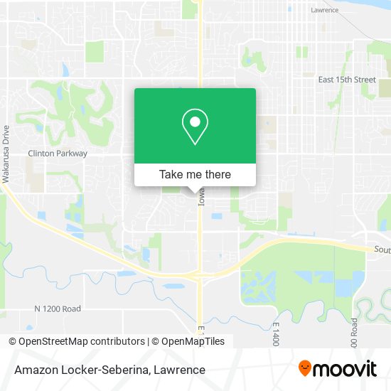 Amazon Locker-Seberina map