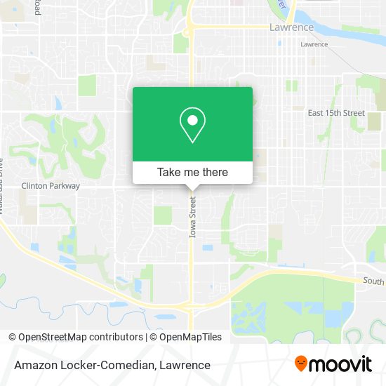 Amazon Locker-Comedian map