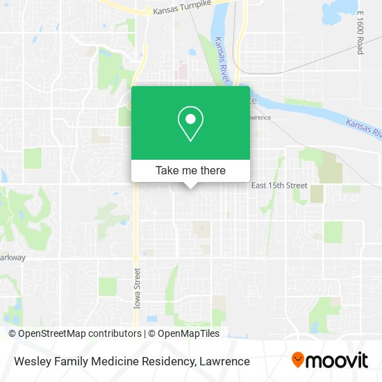 Wesley Family Medicine Residency map