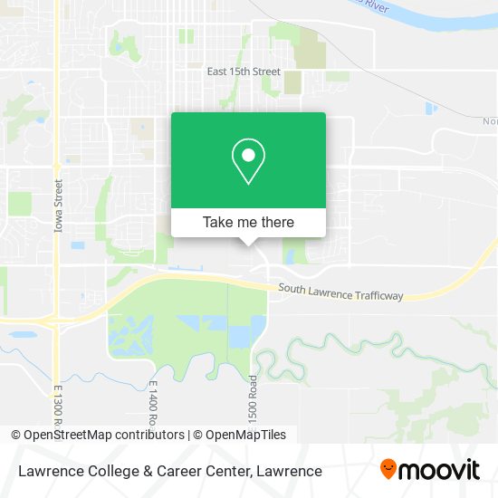 Lawrence College & Career Center map