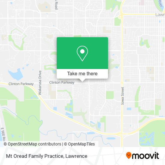 Mt Oread Family Practice map