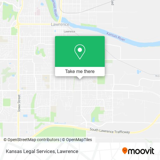 Kansas Legal Services map