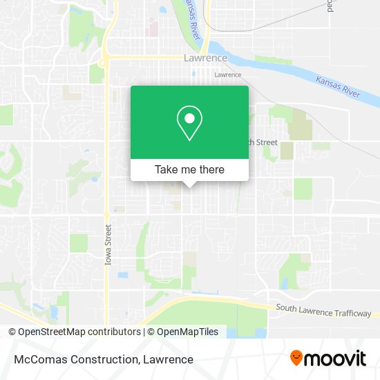 McComas Construction map