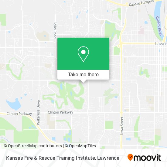 Mapa de Kansas Fire & Rescue Training Institute