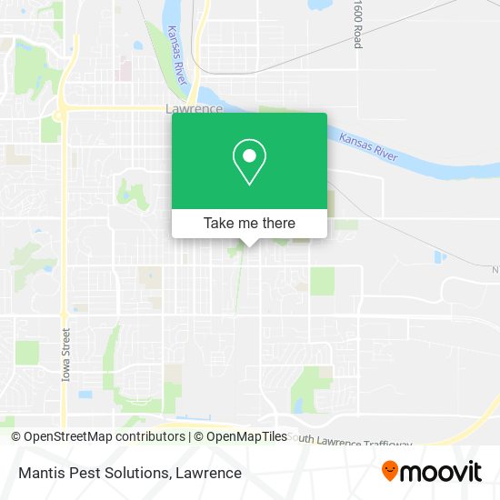 Mantis Pest Solutions map