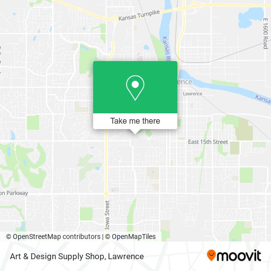 Art & Design Supply Shop map