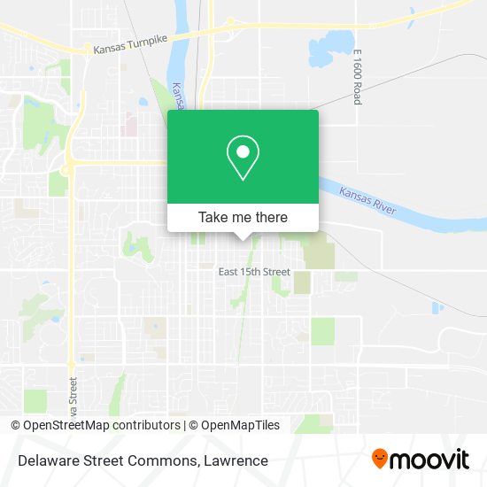 Delaware Street Commons map