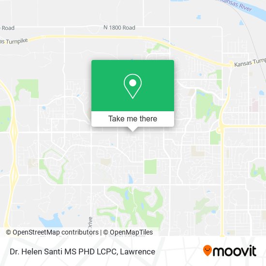 Dr. Helen Santi MS PHD LCPC map