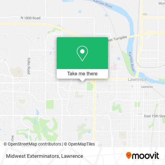 Mapa de Midwest Exterminators