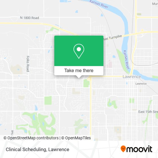 Clinical Scheduling map