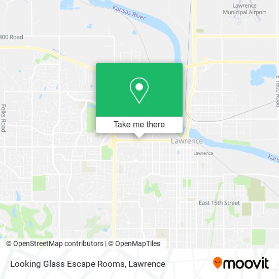 Looking Glass Escape Rooms map