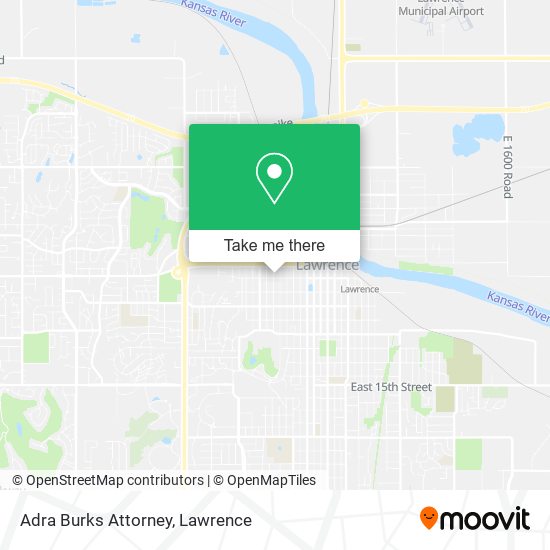 Adra Burks Attorney map