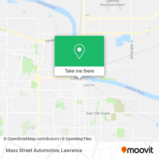 Mass Street Automotive map