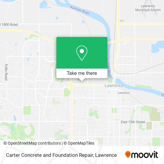 Carter Concrete and Foundation Repair map