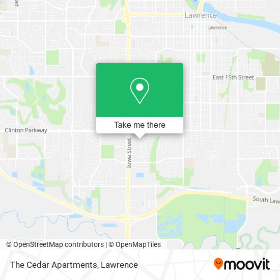 The Cedar Apartments map