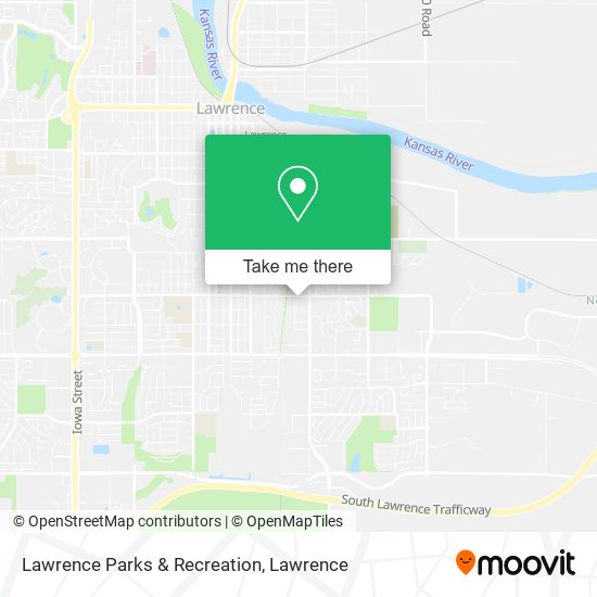 Lawrence Parks & Recreation map