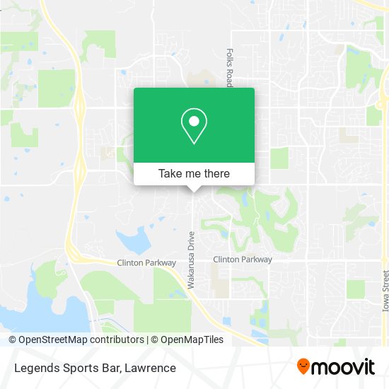 Legends Sports Bar map