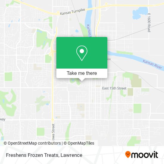 Freshens Frozen Treats map