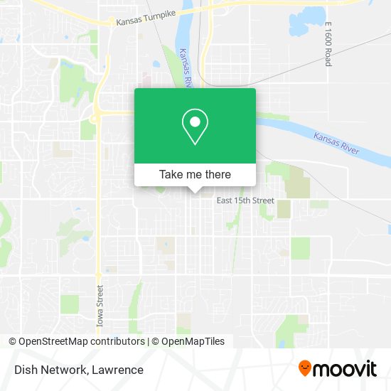 Mapa de Dish Network