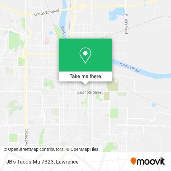 Mapa de JB's Tacos Mu 7323