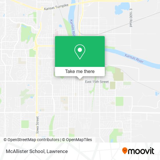 Mapa de McAllister School