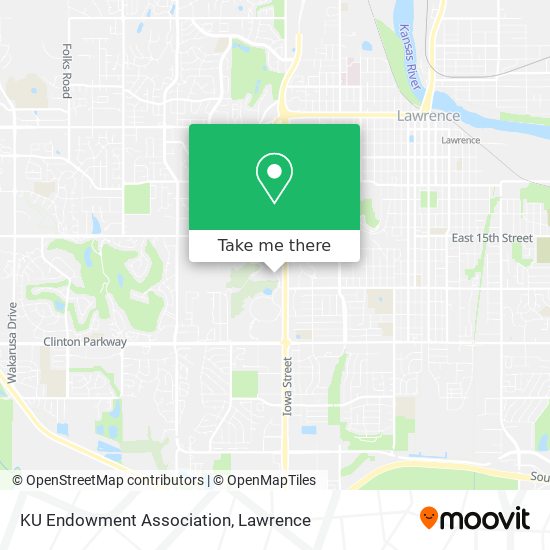 KU Endowment Association map