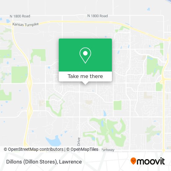 Dillons (Dillon Stores) map